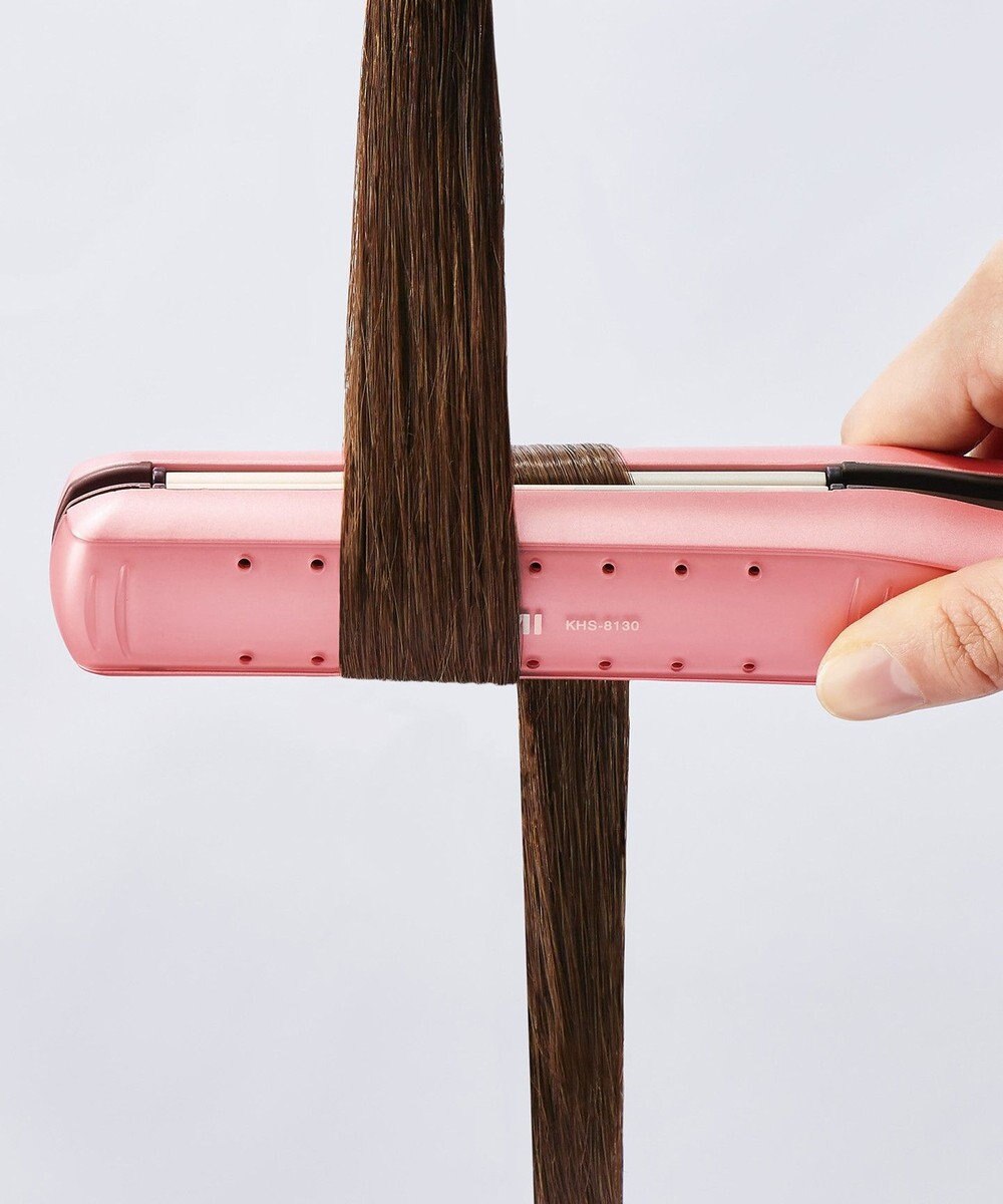 YAMATO テーブル＆キッチン 【コイズミ】マイナスイオンヘアアイロン  ピンク  KHS-8130/P 