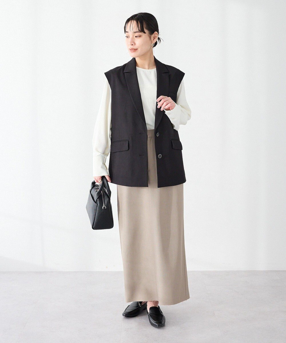 CRAFT STANDARD BOUTIQUE ＜セレモニー＞着脱可能/2WAYフリルカラーブラウス 