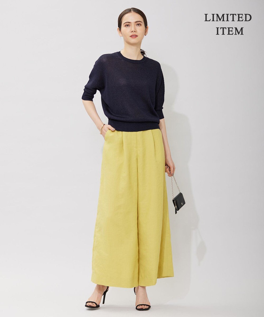 ICB 【WEB限定】 Slub タックパンツ 