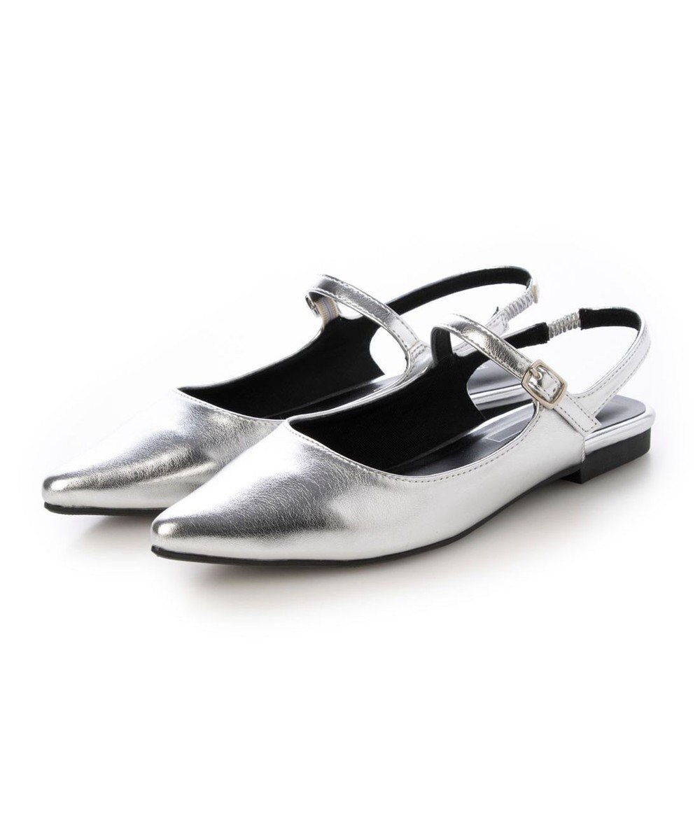 MODE ET JACOMO <noyau>ポインテッドトゥバックベルトパンプス 