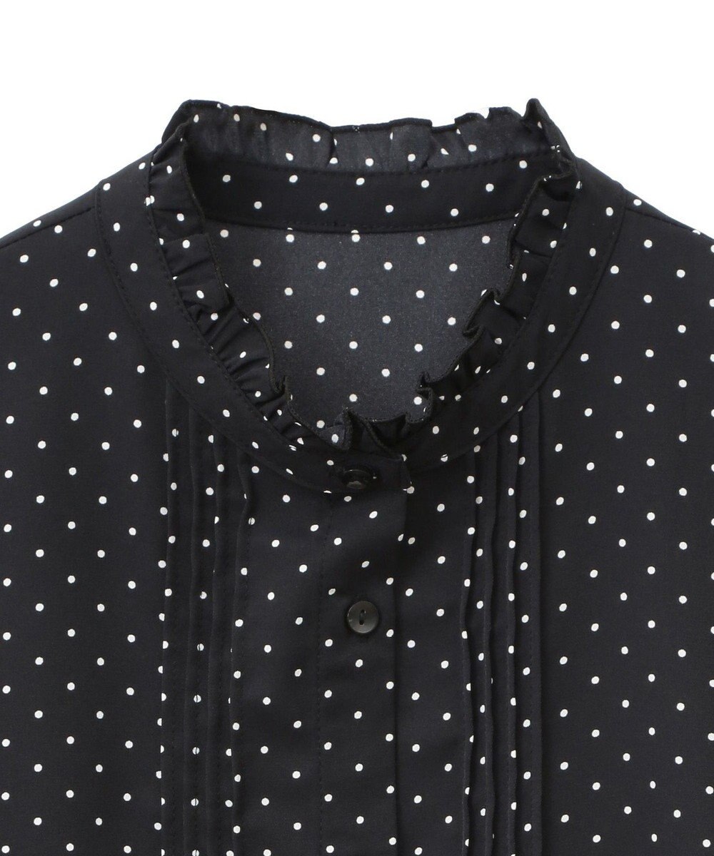 earth music&ecology フリルピンタックブラウス 