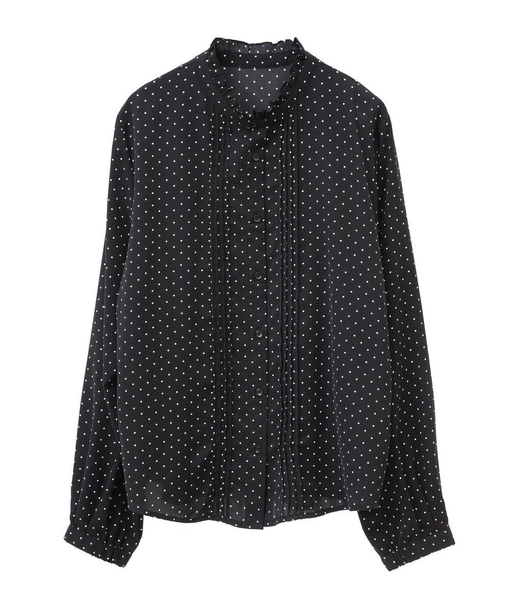 earth music&ecology フリルピンタックブラウス 