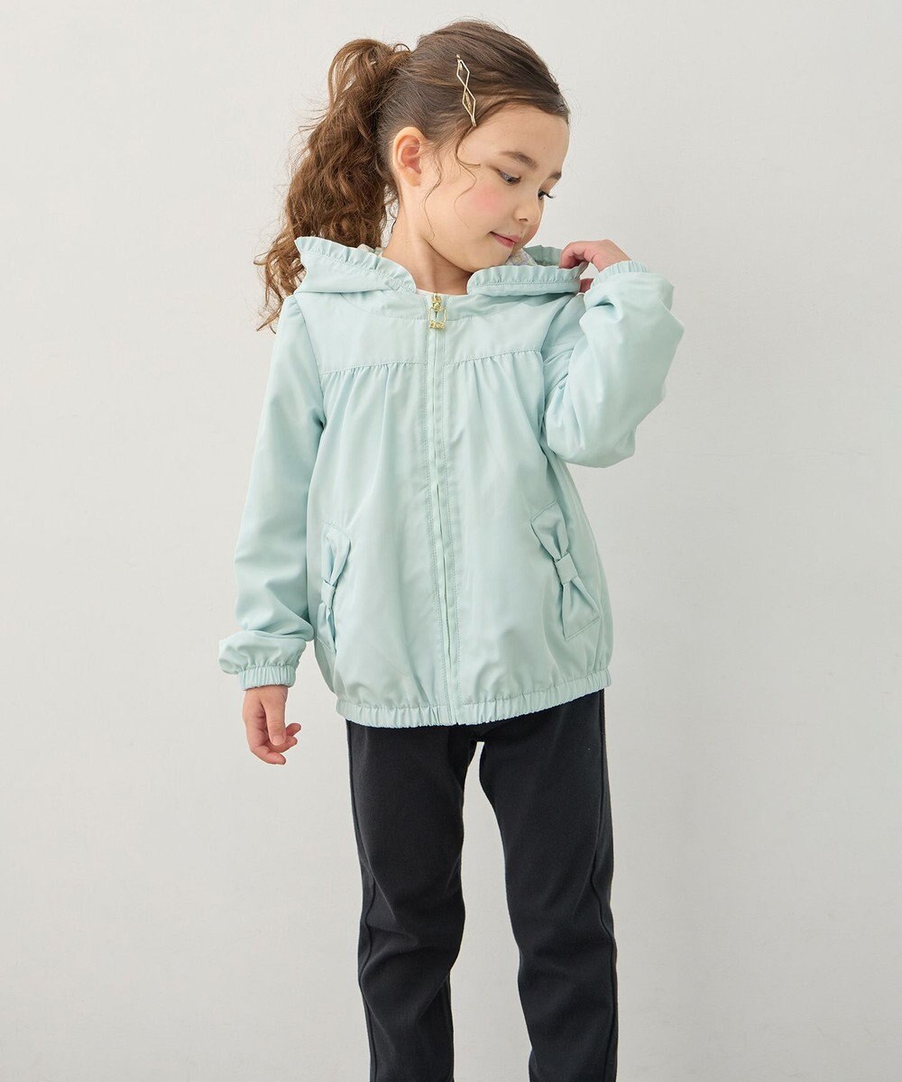 ANY KIDS 【フード取り外し/洗濯機可能】撥水加工リバーシブルゾン 