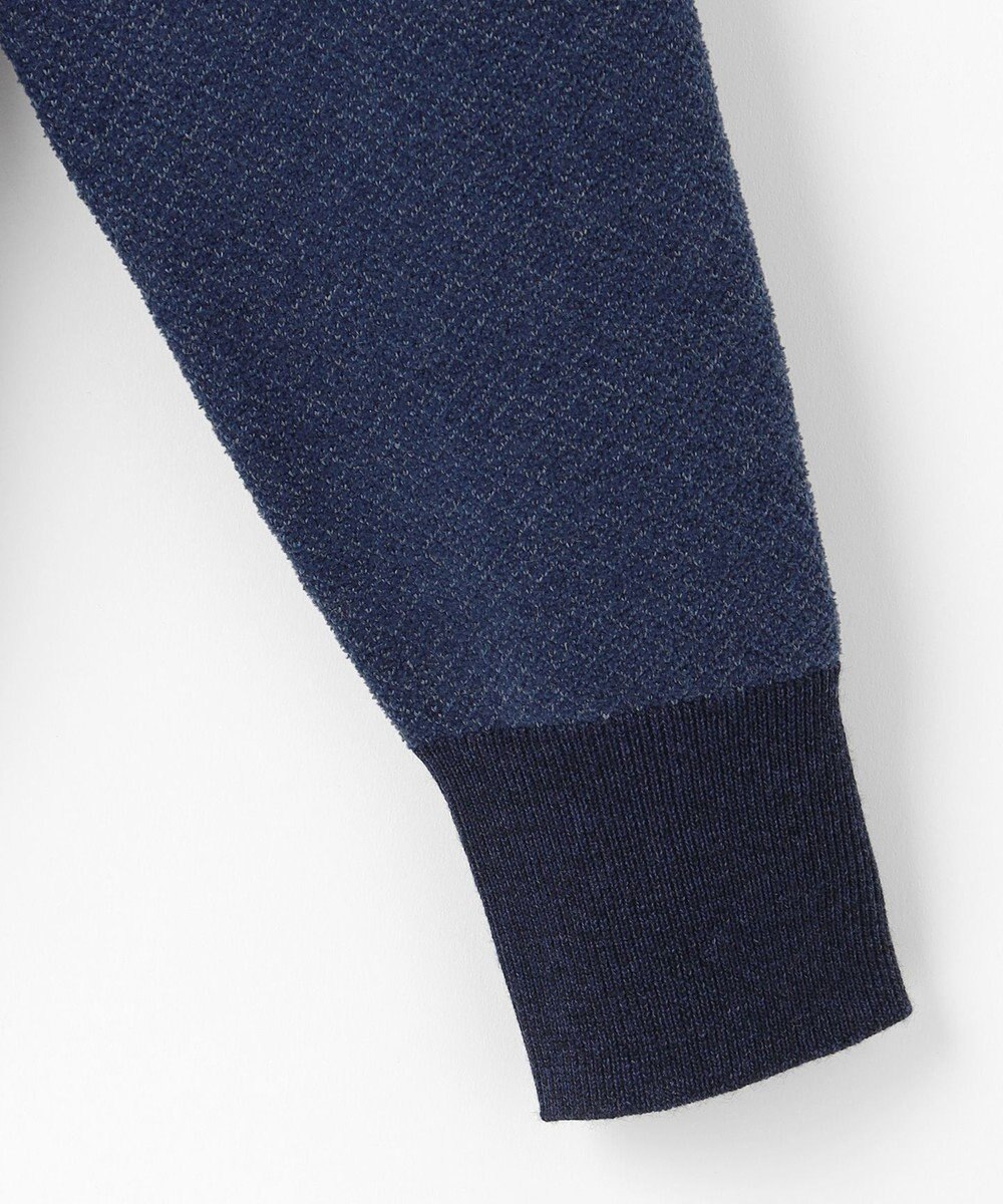 JOSEPH ABBOUD 【軽い】シェニールヤーンジャカード ジップ ブルゾン 