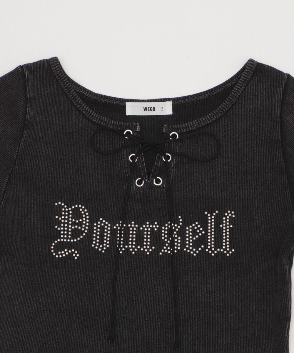 WEGO グラフィックレースアップちびT 