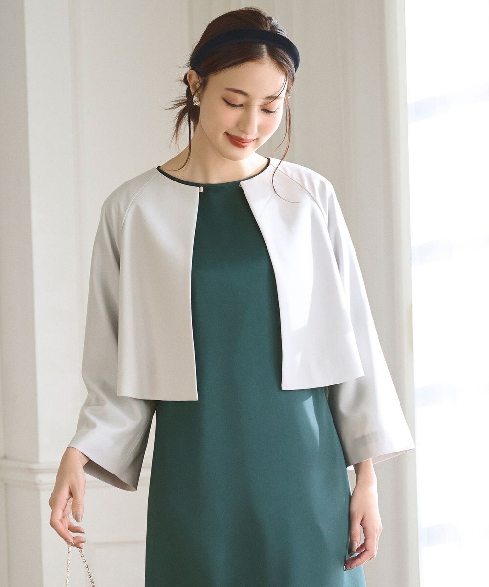 ANY SIS 【洗える】セレモニークロップド ジャケット 