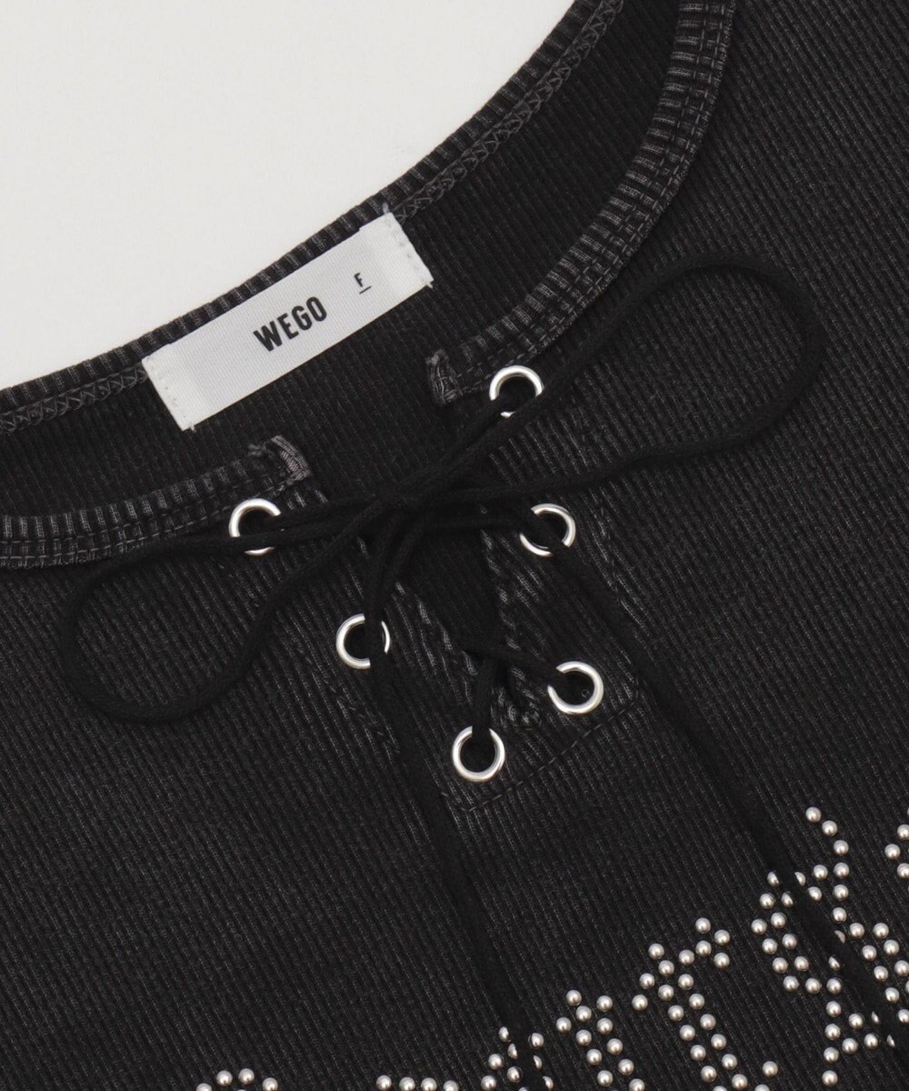 WEGO グラフィックレースアップちびT 