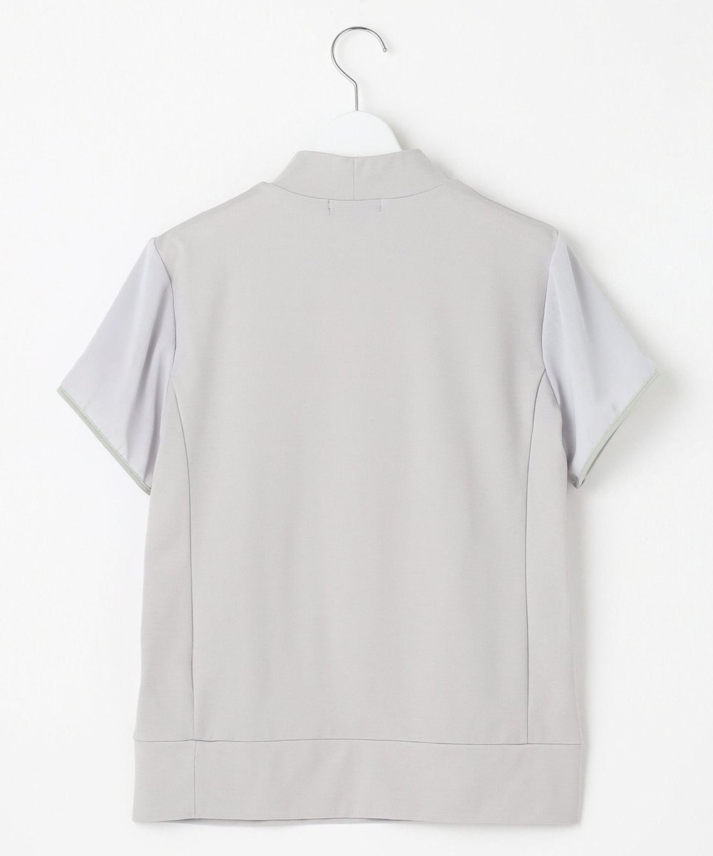 23区GOLF 【WOMEN】【吸水速乾/UVケア】シアー袖 モックネックシャツ 