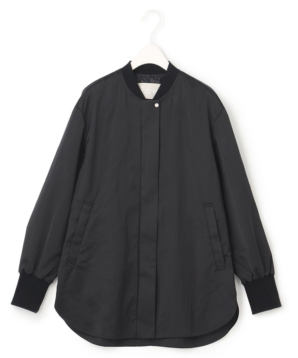 ICB L 【洗える】ライトマットサテン MA－1ジャケット 