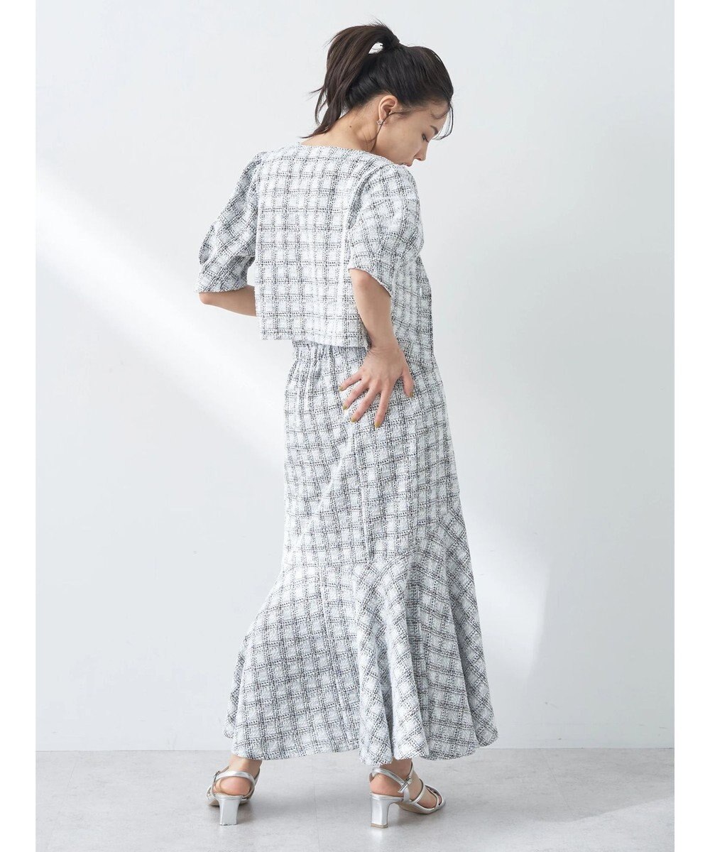 earth music&ecology ＳＥＴ２点　カットソーツィードアンサンブル 