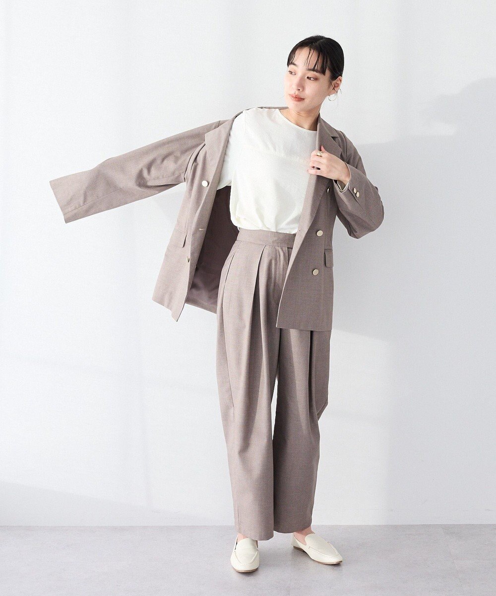 CRAFT STANDARD BOUTIQUE ＜セレモニー＞着脱可能/2WAYフリルカラーブラウス 