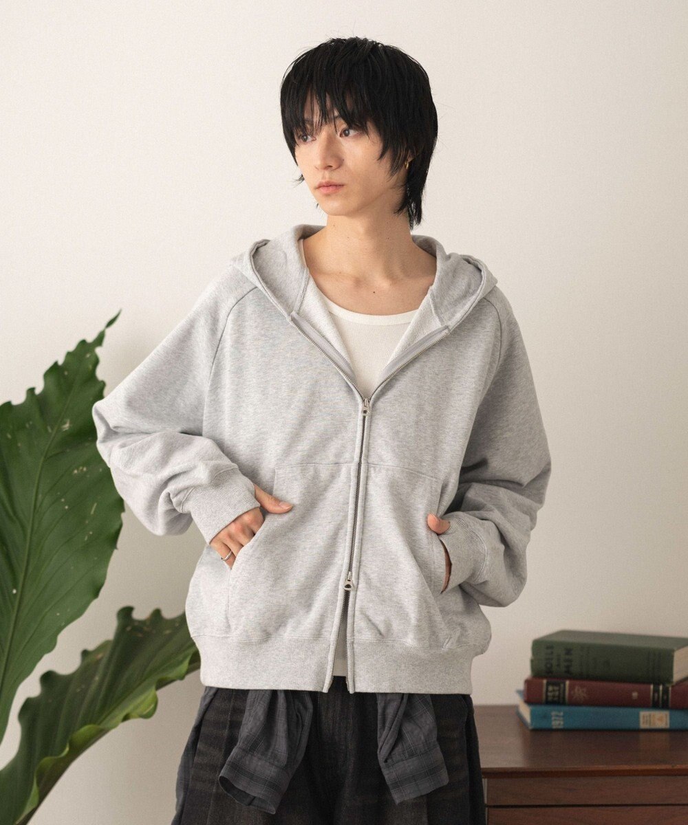 WEGO ショートZIPパーカー 