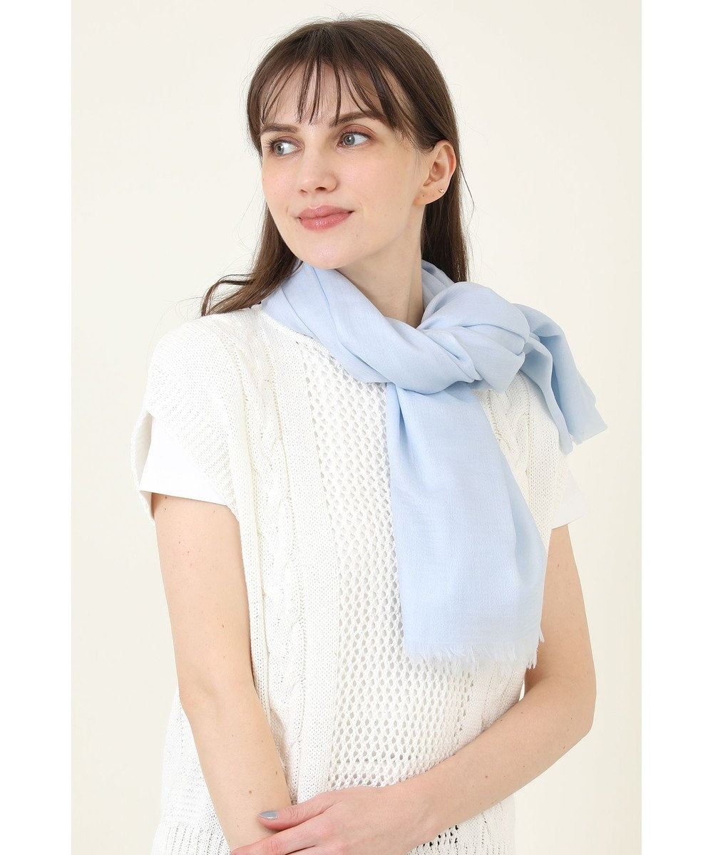 DAKS 後染めカシミヤシルクストール 