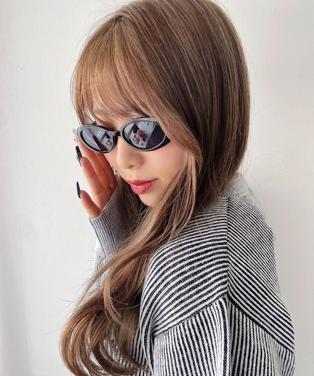 WEGO オーバルカラーレンズアイウェア 