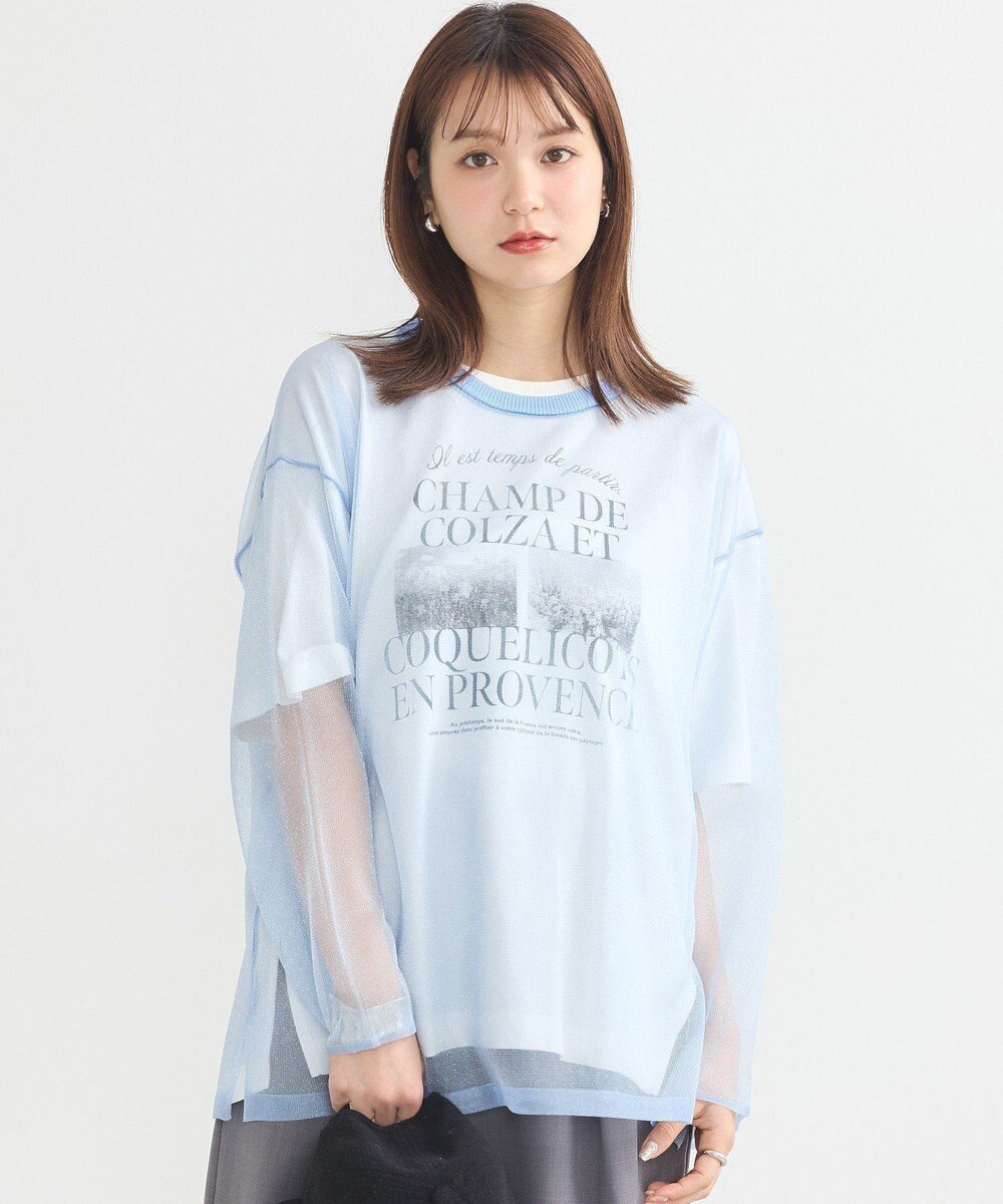 earth music&ecology シアールーズニットプルオーバー 