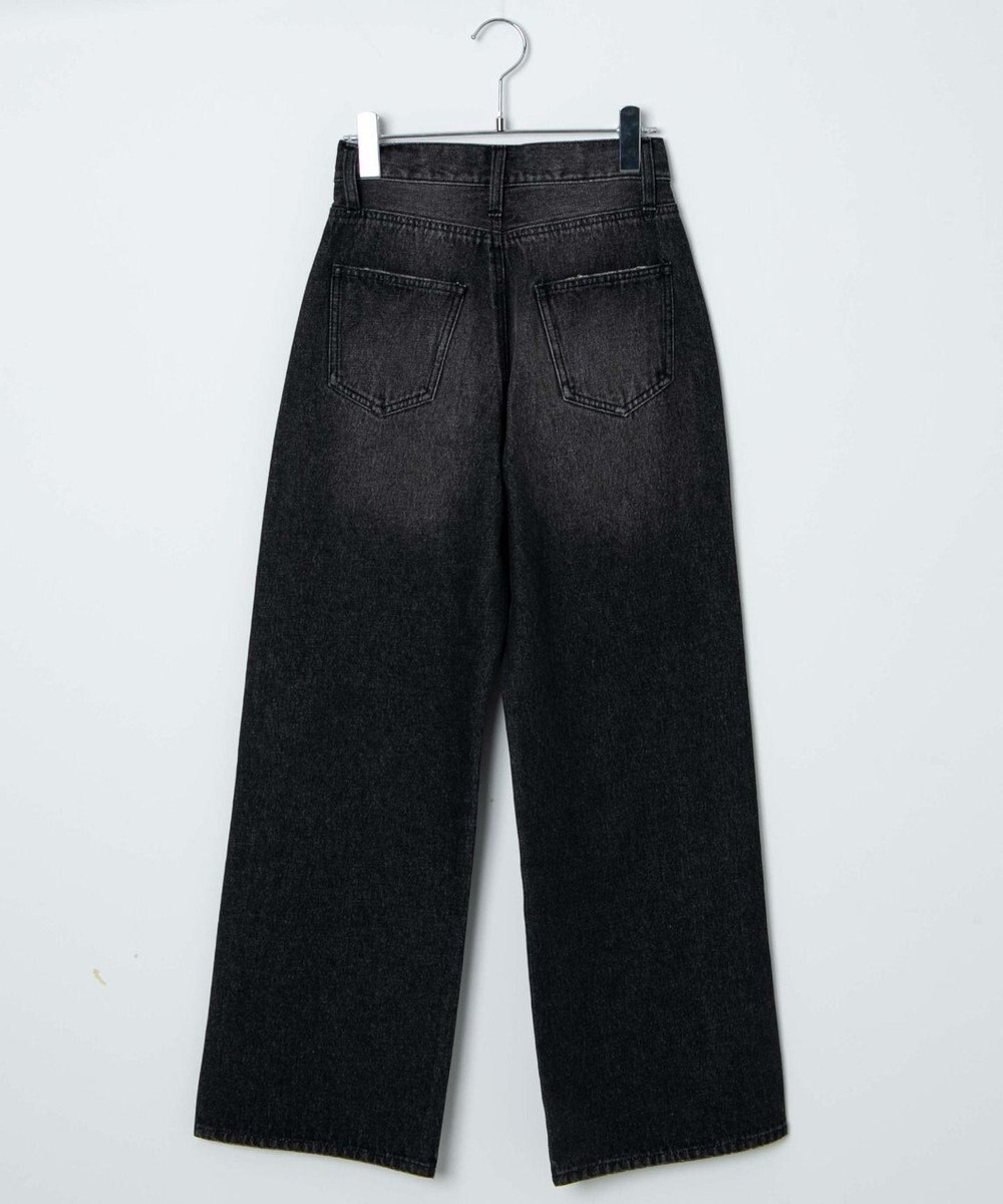 WEGO 【新色追加/美脚/XS～Lサイズ展開】ストレートデニムパンツ 
