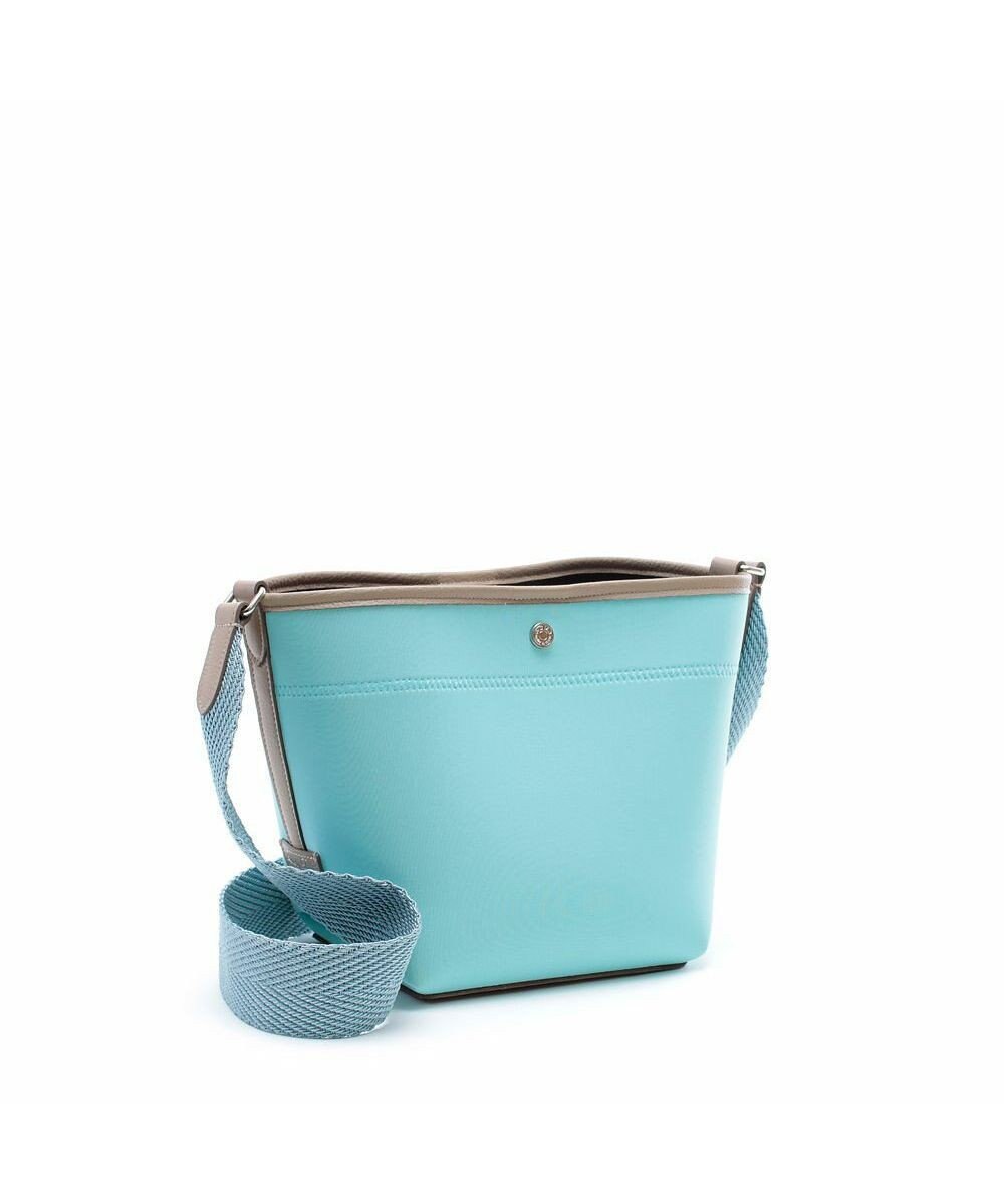 ADMJ リバティソフト 撥水 バケットショルダーバッグ バケツ型 雨の日