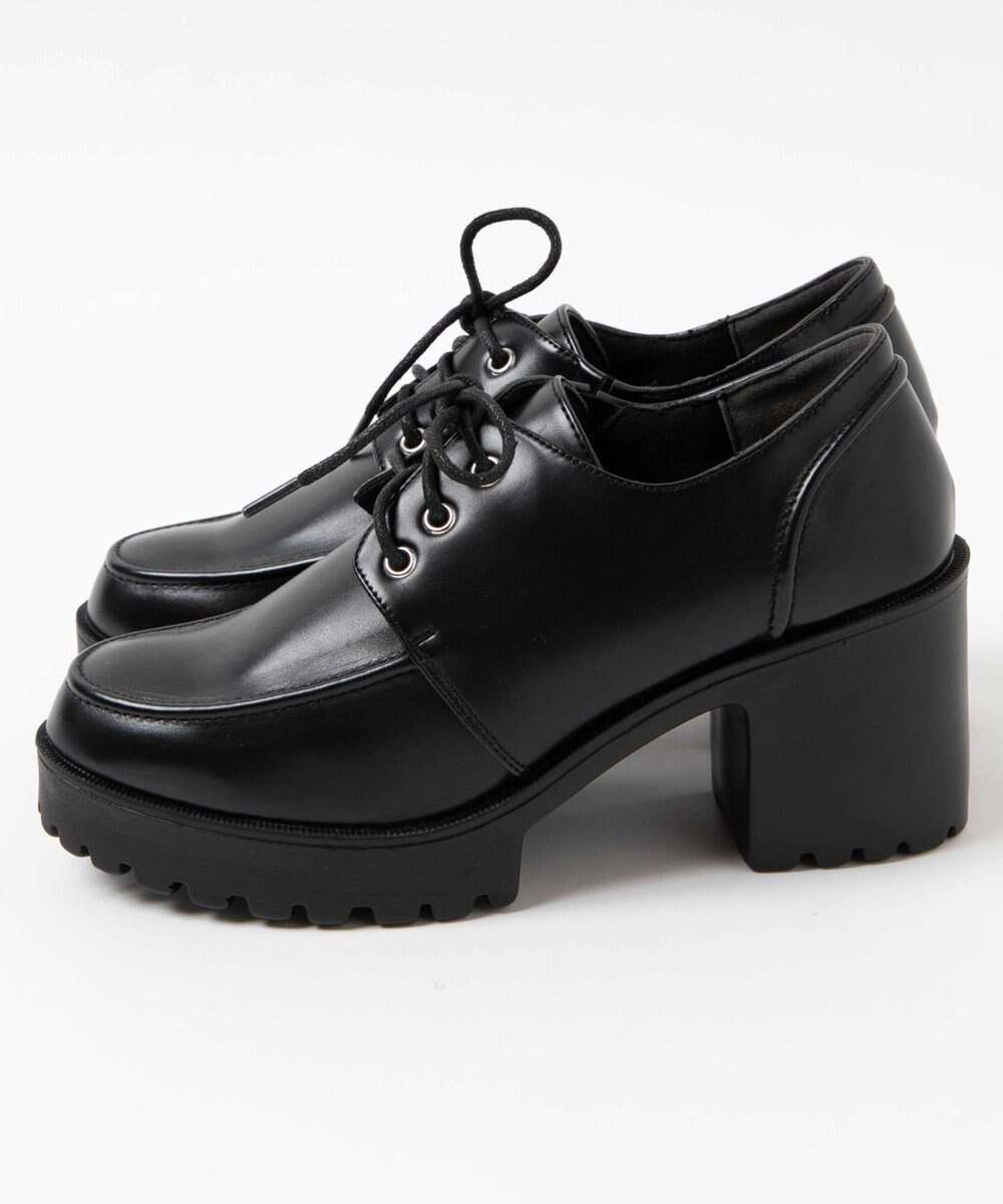 WEGO レースアップヒールシューズ 