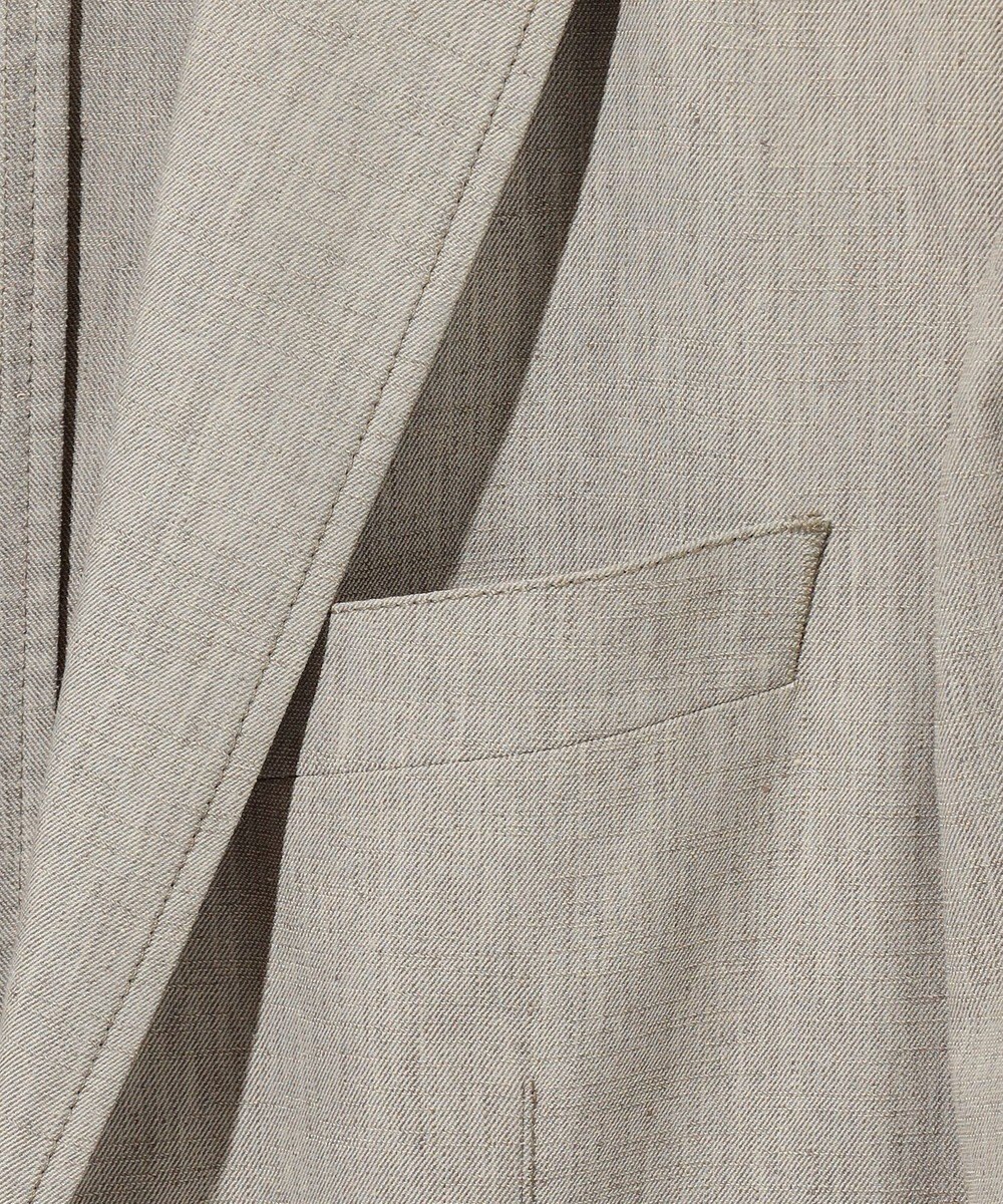 JOSEPH ABBOUD 【清涼/ストレッチ】ストレッチリネンシャンブレー ジャケット 