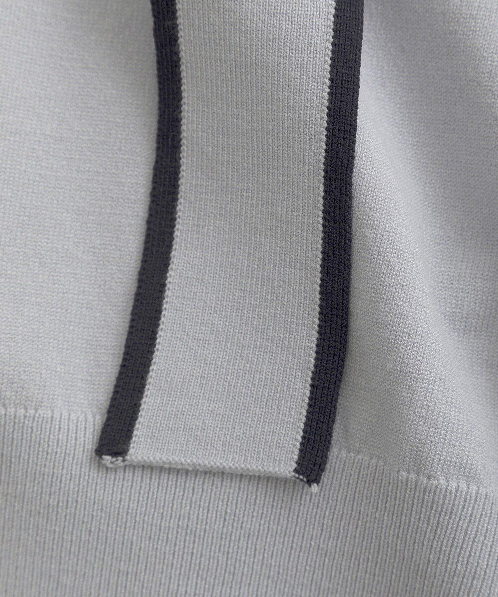 YECCA VECCA 配色ボウタイニット 