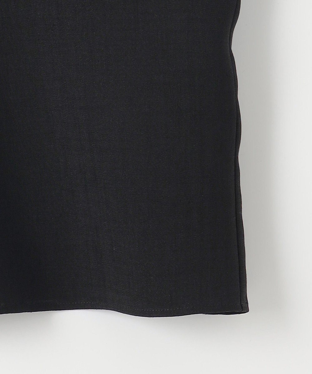 自由区 【セットアップ対応・接触冷感・UVカット・洗える】ライトリネンライク Tブラウス 