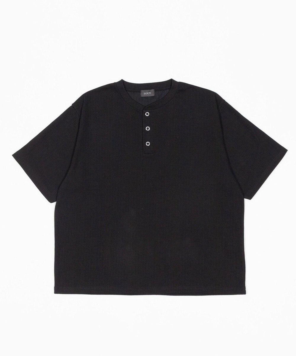 WEGO リングドットヘンリーネックリブT（SS） 