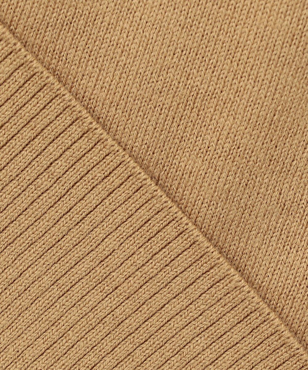 自由区 【洗える】シルクコットンハイゲージ Vネックカーディガン 