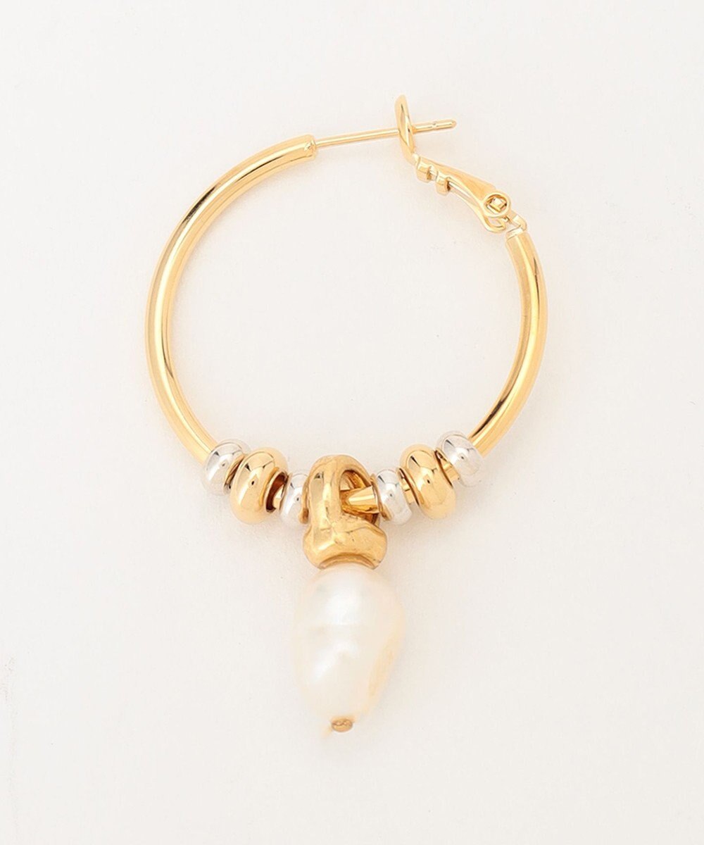 自由区 【VELATTI】パールフープピアス 