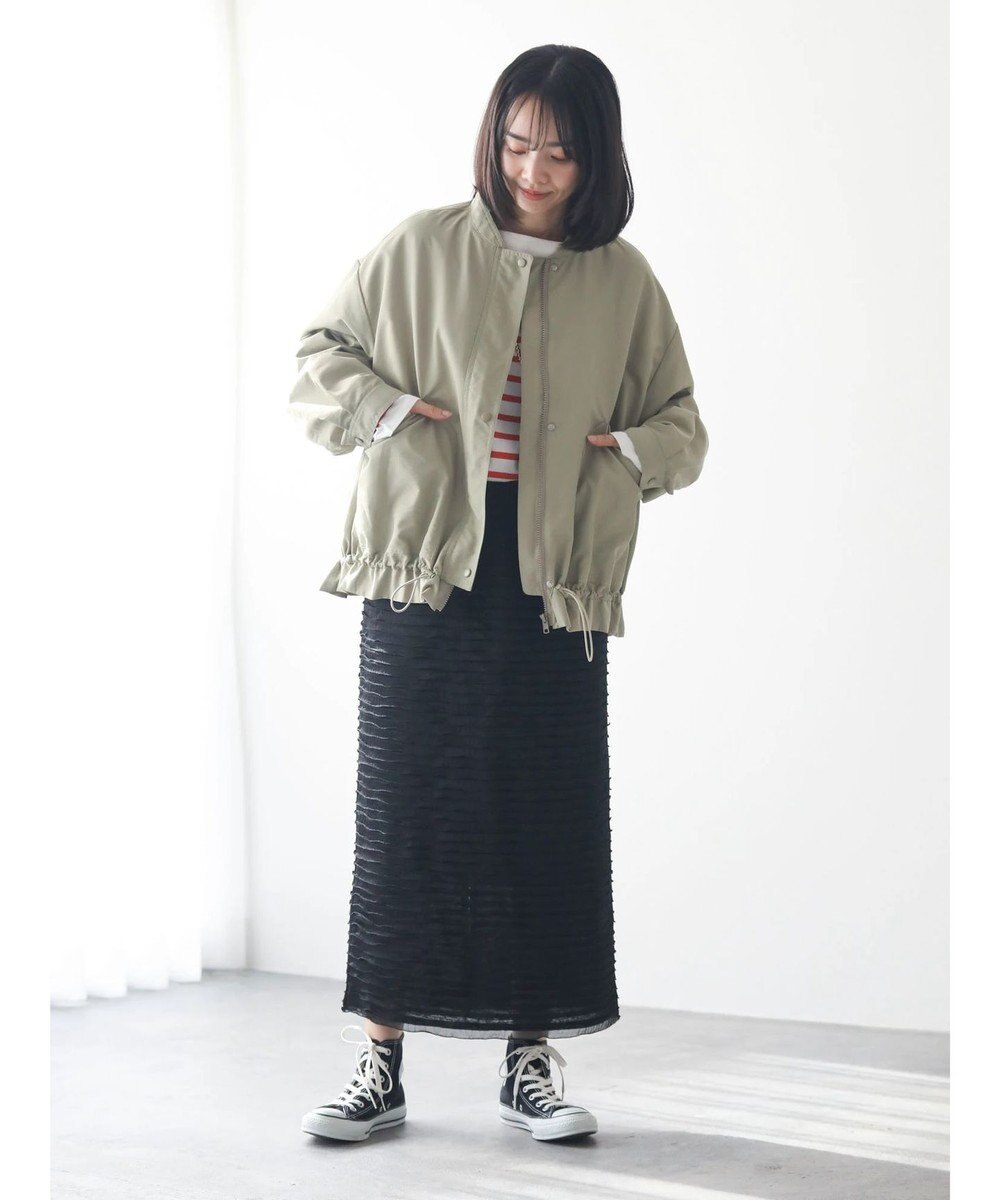 Green Parks 撥水加工　裾ドロストブルゾン 