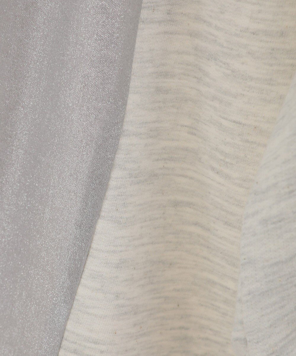 Green Parks 箔プリントドッキング裏毛プルオーバー 