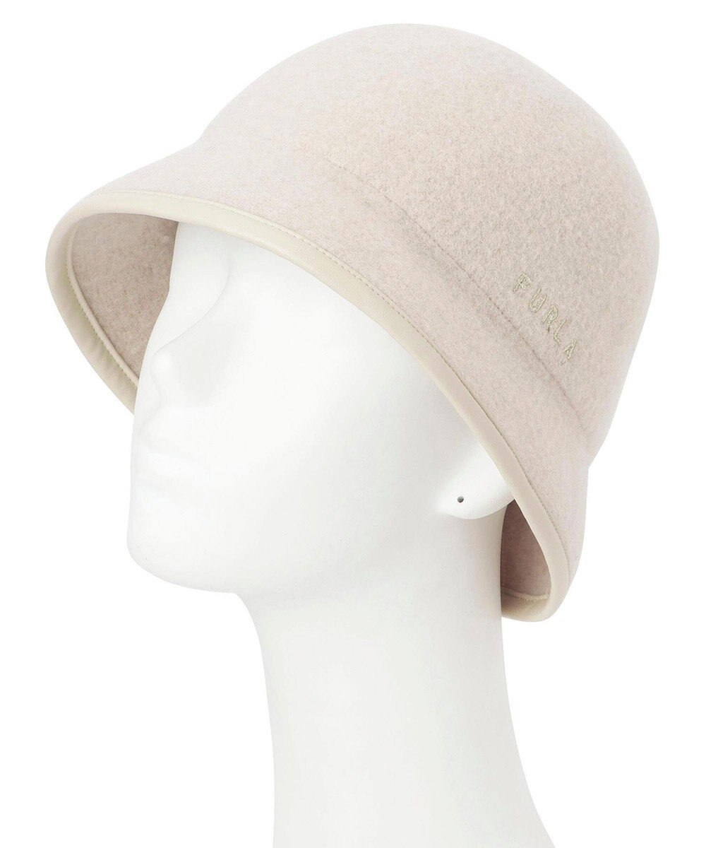 MOONBAT FURLA パイピング×ロゴ バスクハット／UV 