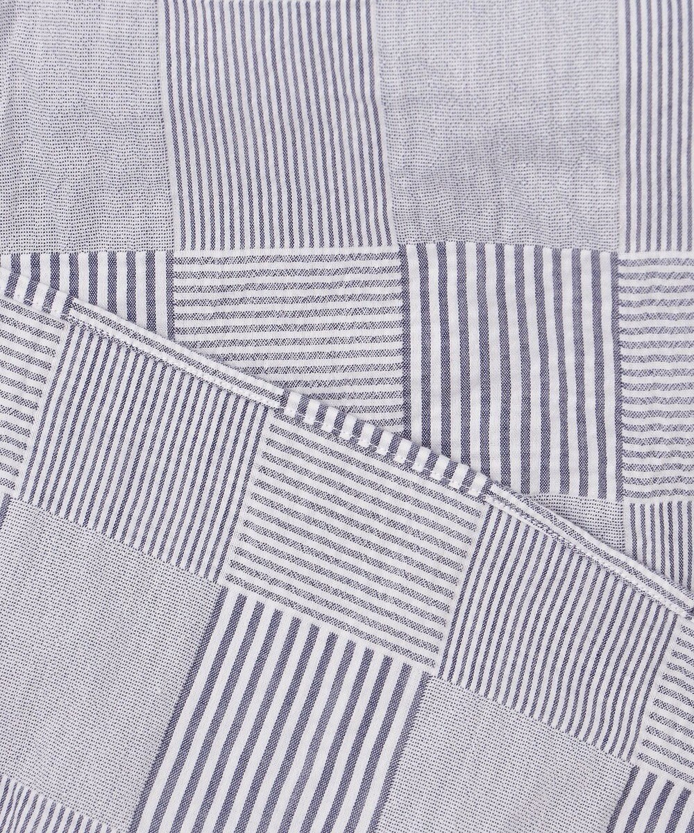 J.PRESS MEN 【クールマックス】サッカーパッチワーク シャツ 