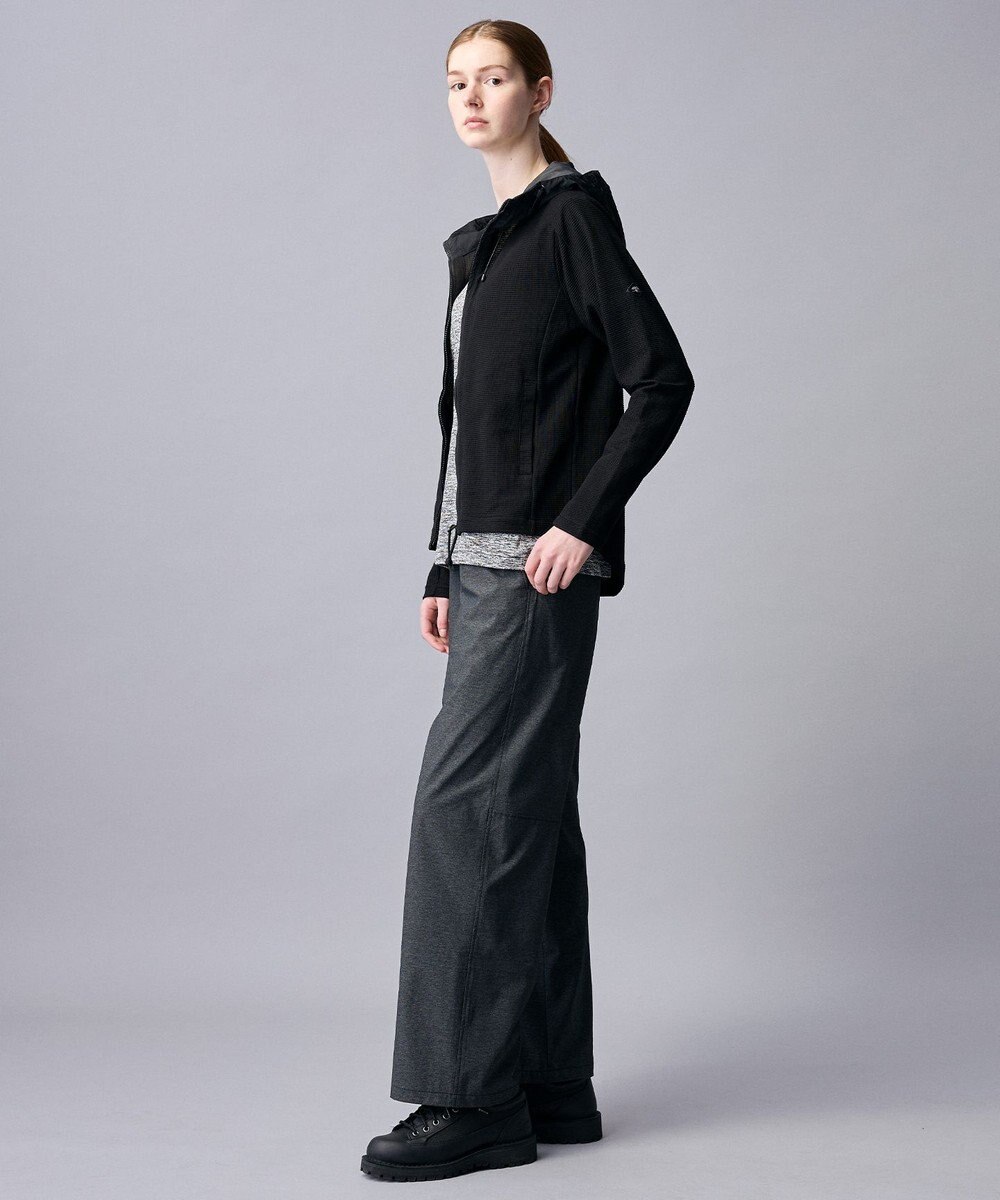 JOSEPH ABBOUD MOUNTAIN 【異素材コンビネーション】グリットワッフルアクティブパーカー 