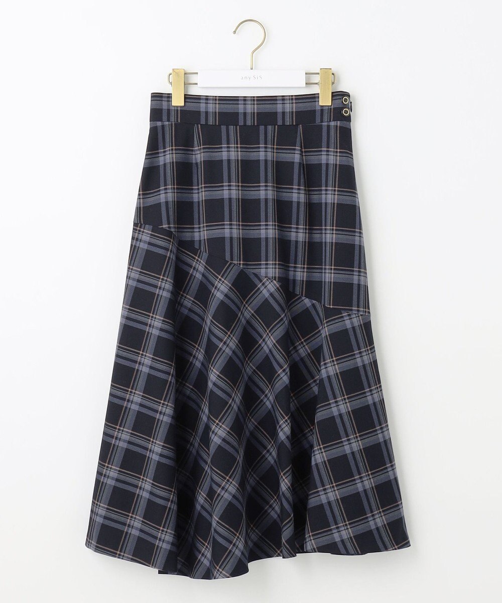 ANY SIS L 【美人百花11月号掲載】アシンメトリーマーメイドフレア スカート 