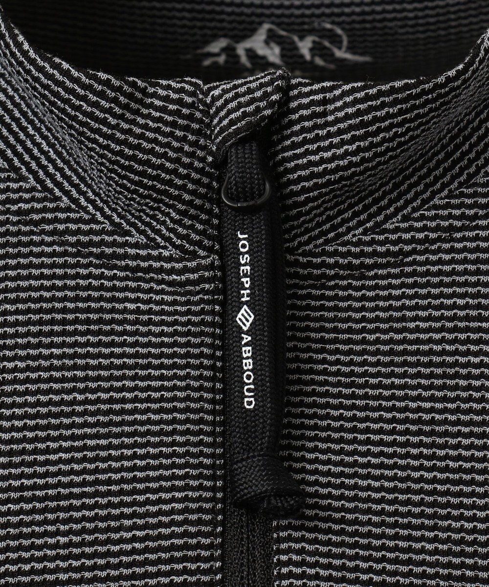 JOSEPH ABBOUD MOUNTAIN デルタメッシュ ハーフZIPカットソー 