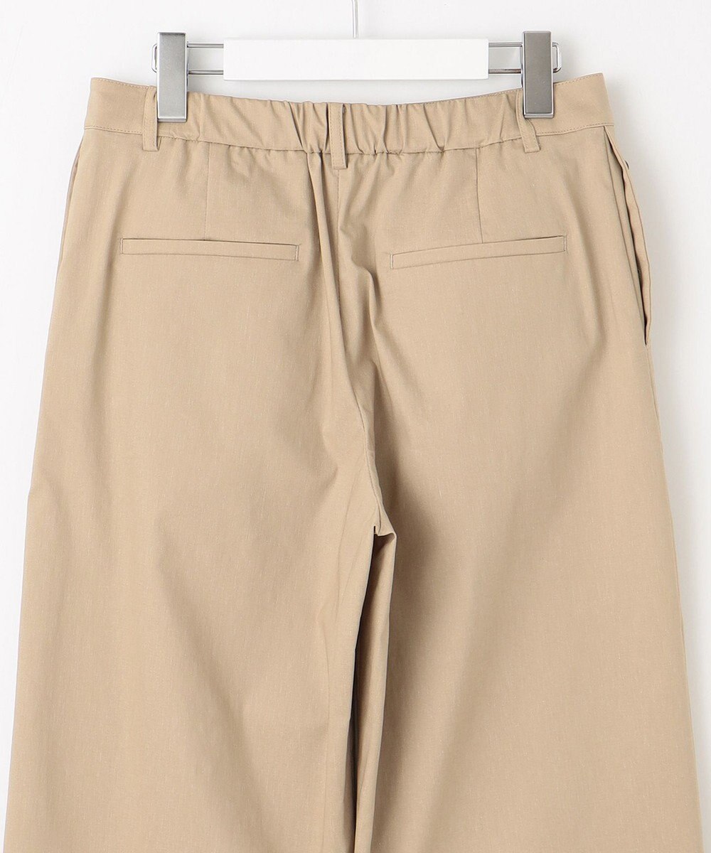 J.PRESS LADIES 【洗える・セットアップ対応】セルロースリネンストレッチ セミワイド パンツ 