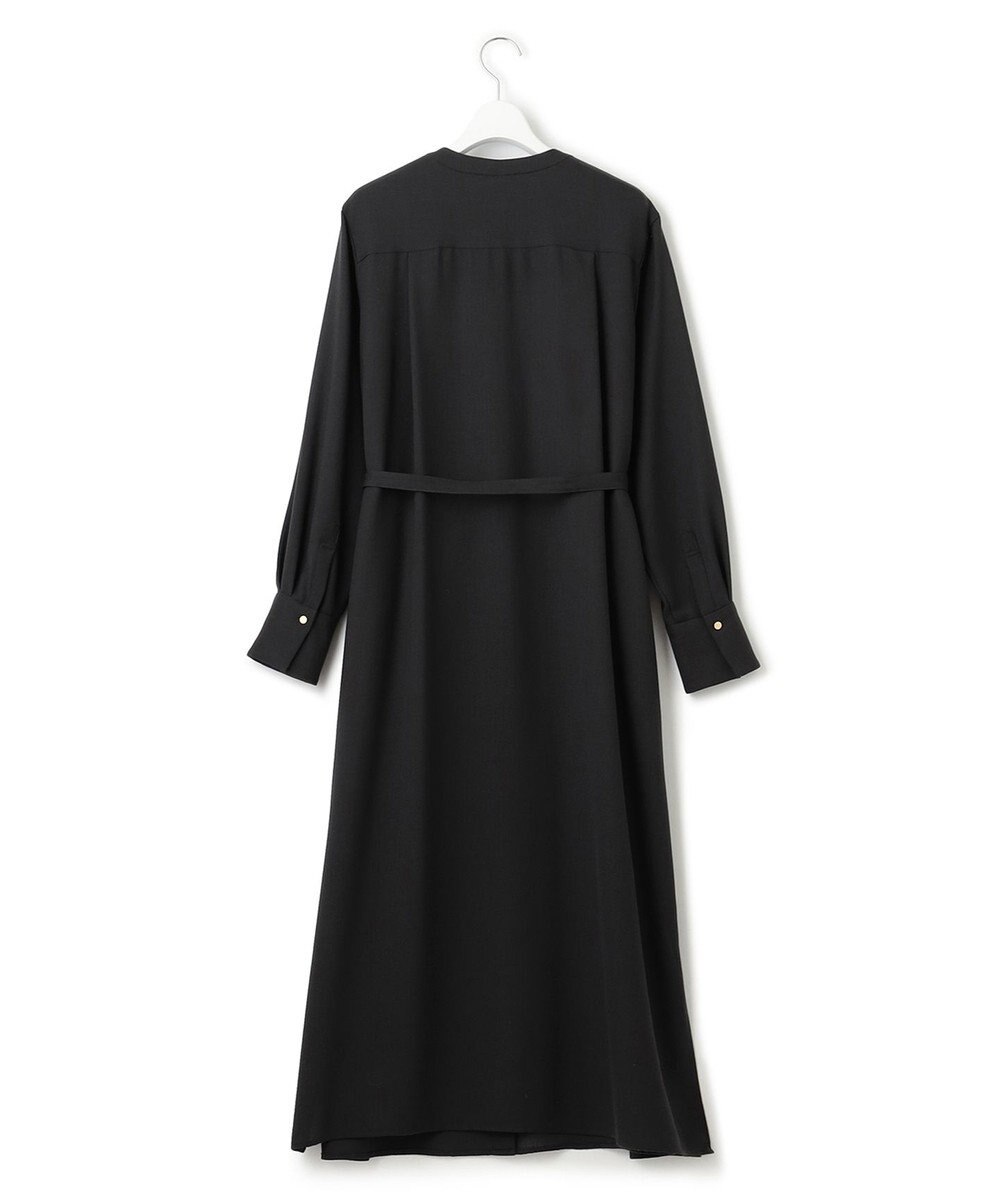 23区 ポリエステルウール シャツワンピース 