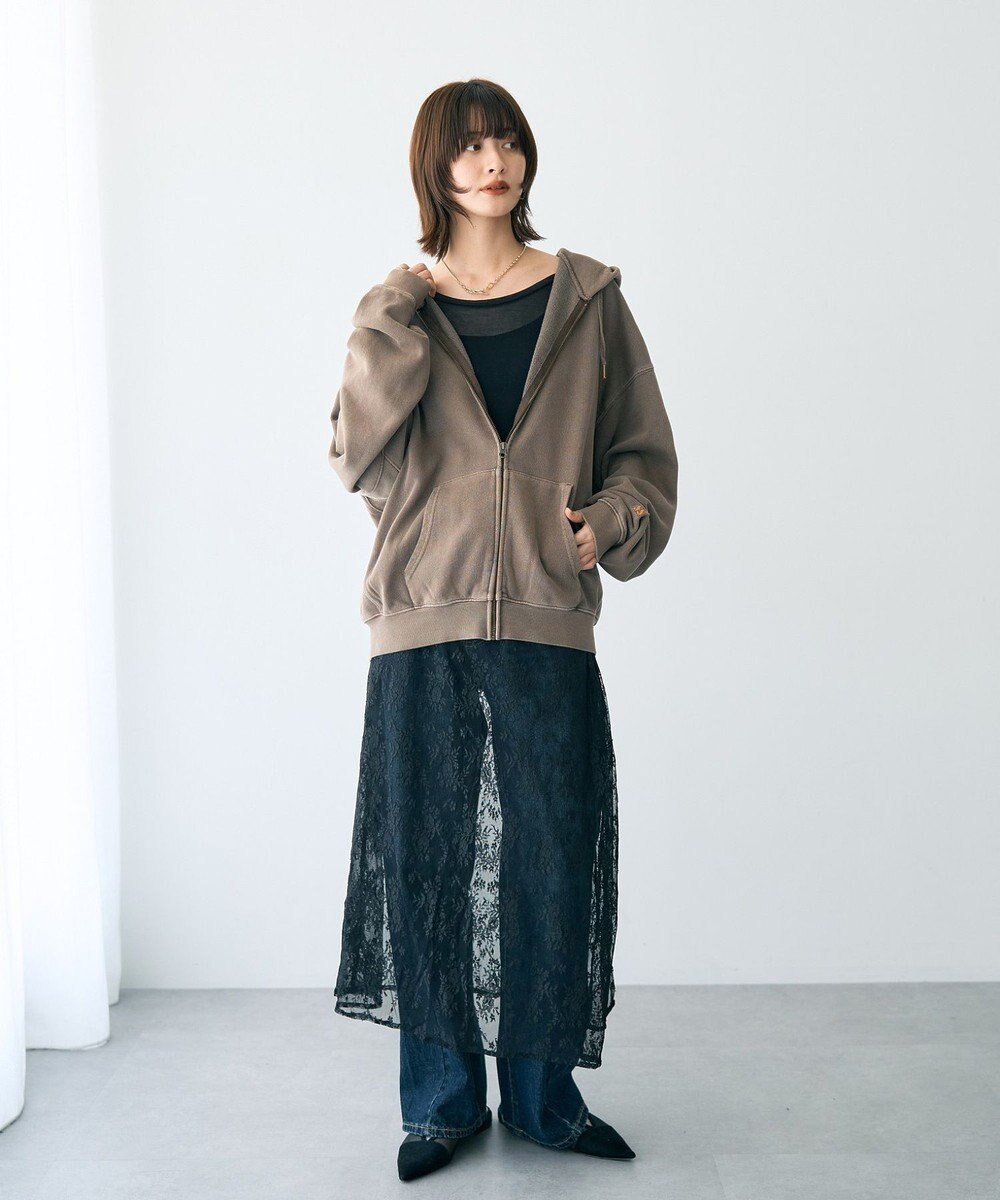 YECCA VECCA 【STAR＆STRIPE】ZIPフーディ 