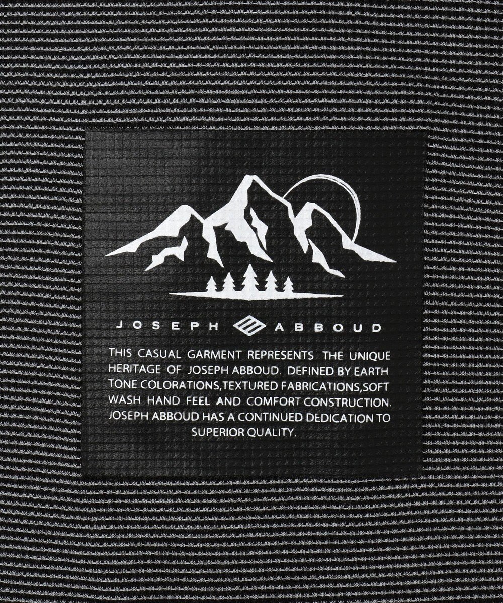 JOSEPH ABBOUD MOUNTAIN デルタメッシュ ハーフZIPカットソー 