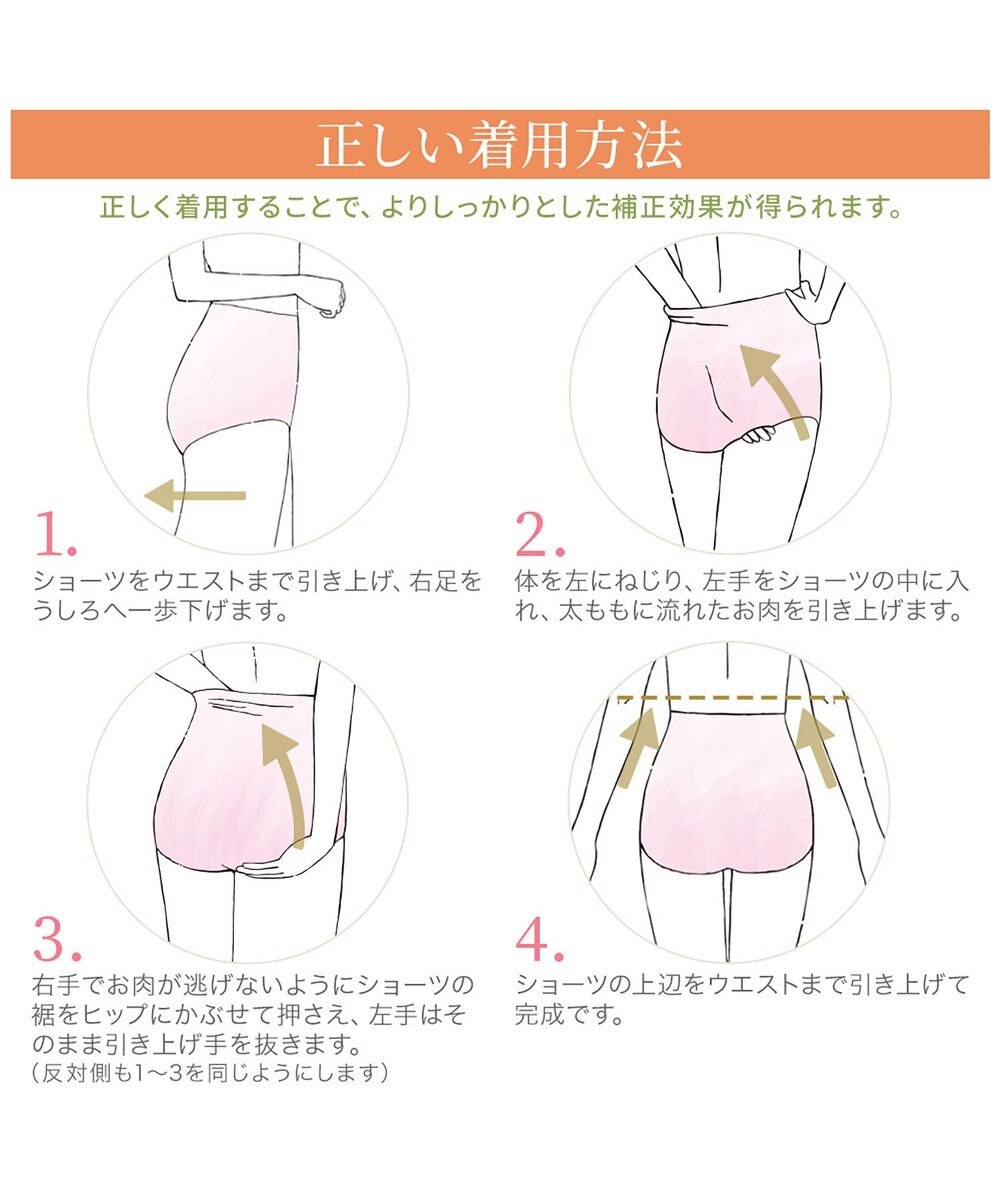 BRADELIS New York 【BRADELIS NewYork peace】綿混楽々dailyソフトショーツ23 接触冷感 吸汗速乾 サラッと快適な補正ショーツ 