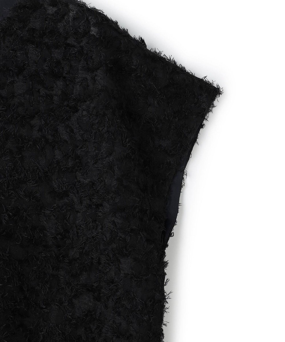 ICB L シアーカットジャガード Vネックトップス 