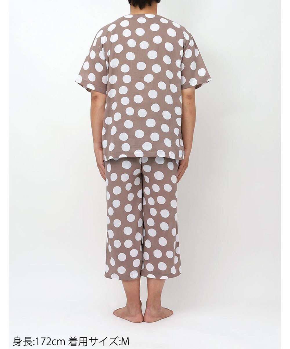 ワコール／睡眠科学 パジャマ 【SOU・SOU（R）】 綿100%(本体) 高島ちぢみ（R） 5分袖 半袖 7分丈 メンズ YGT124 睡眠科学／ワコール 