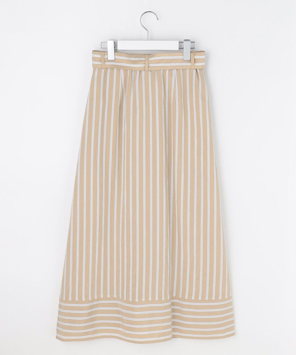 自由区 【SHIHOさん着用】ビスコースナイロンドビーストライプ スカート 