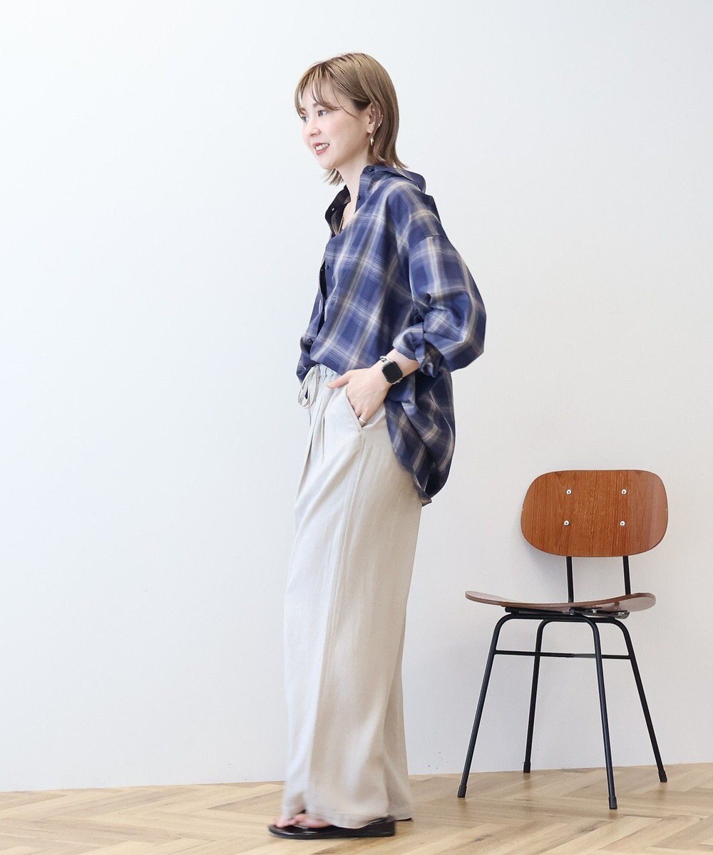 AMERICAN HOLIC イージーケアチェックシャツ【360°着こなしシャツ】 