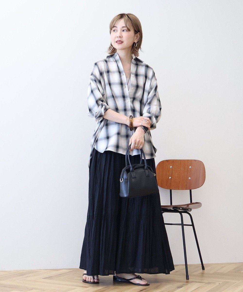 AMERICAN HOLIC イージーケアチェックシャツ【360°着こなしシャツ】 