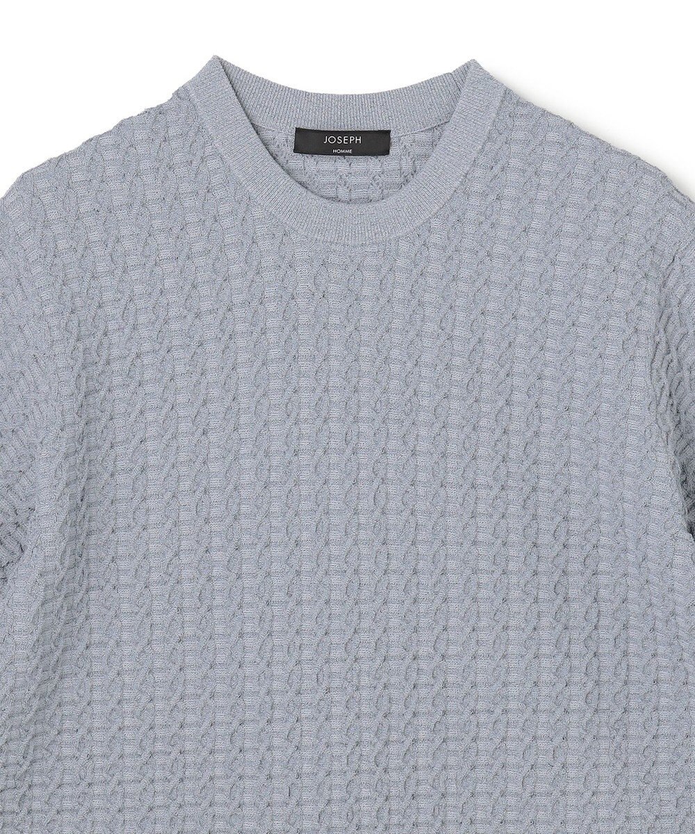 JOSEPH HOMME ドライコットンリンクス　半袖クルーネックニット 