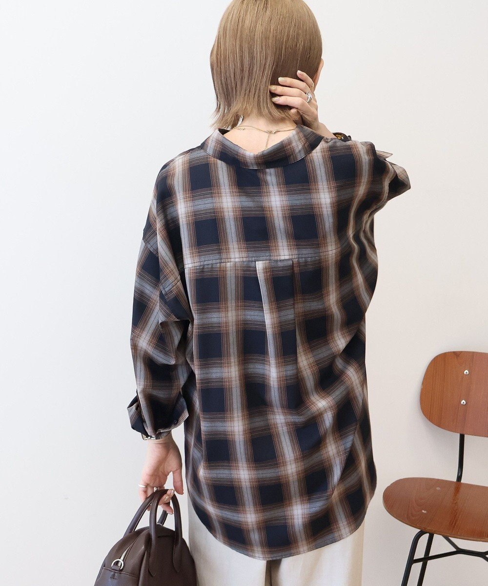 AMERICAN HOLIC イージーケアチェックシャツ【360°着こなしシャツ】 