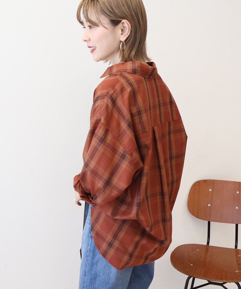 AMERICAN HOLIC イージーケアチェックシャツ【360°着こなしシャツ】 