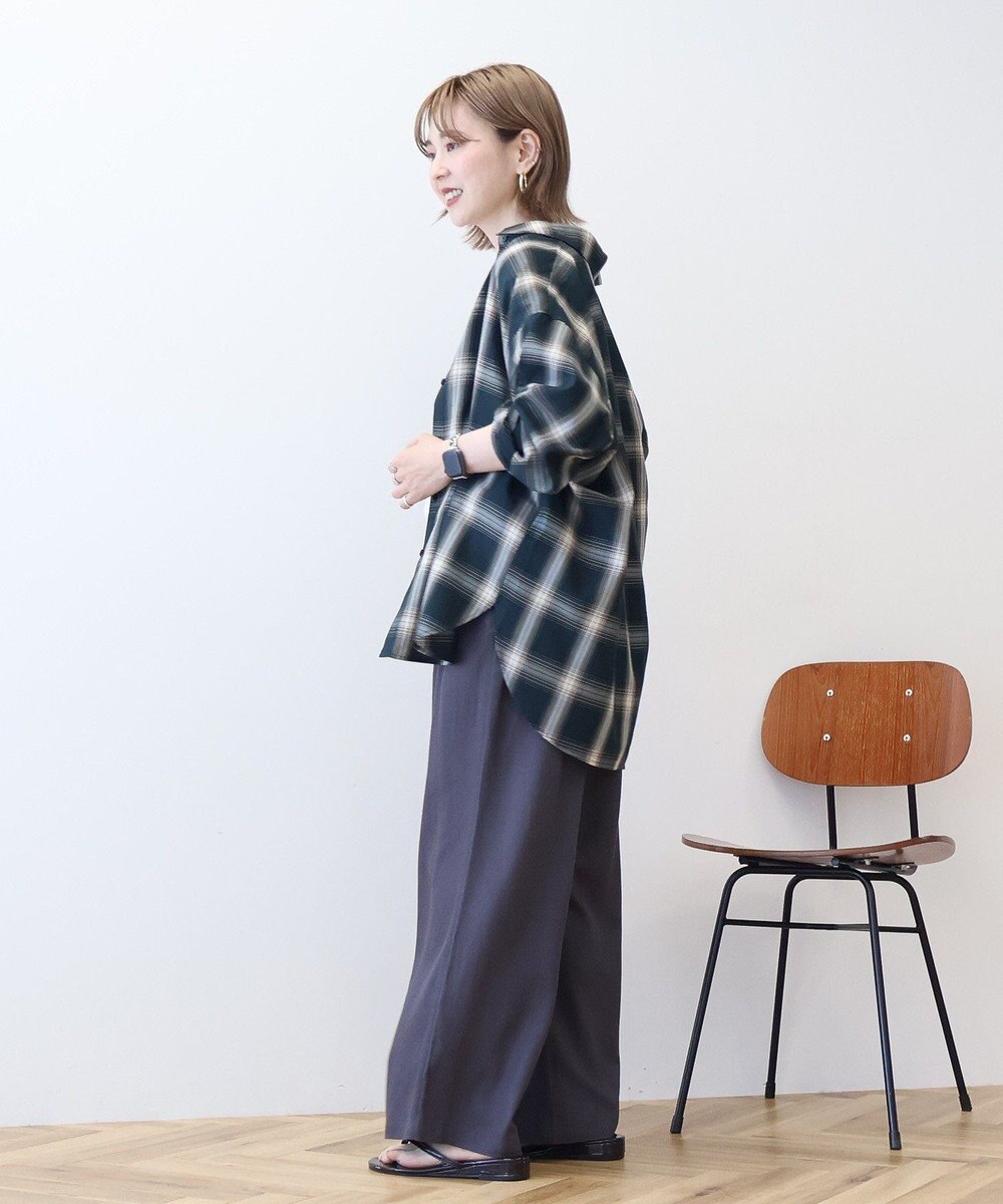 AMERICAN HOLIC イージーケアチェックシャツ【360°着こなしシャツ】 