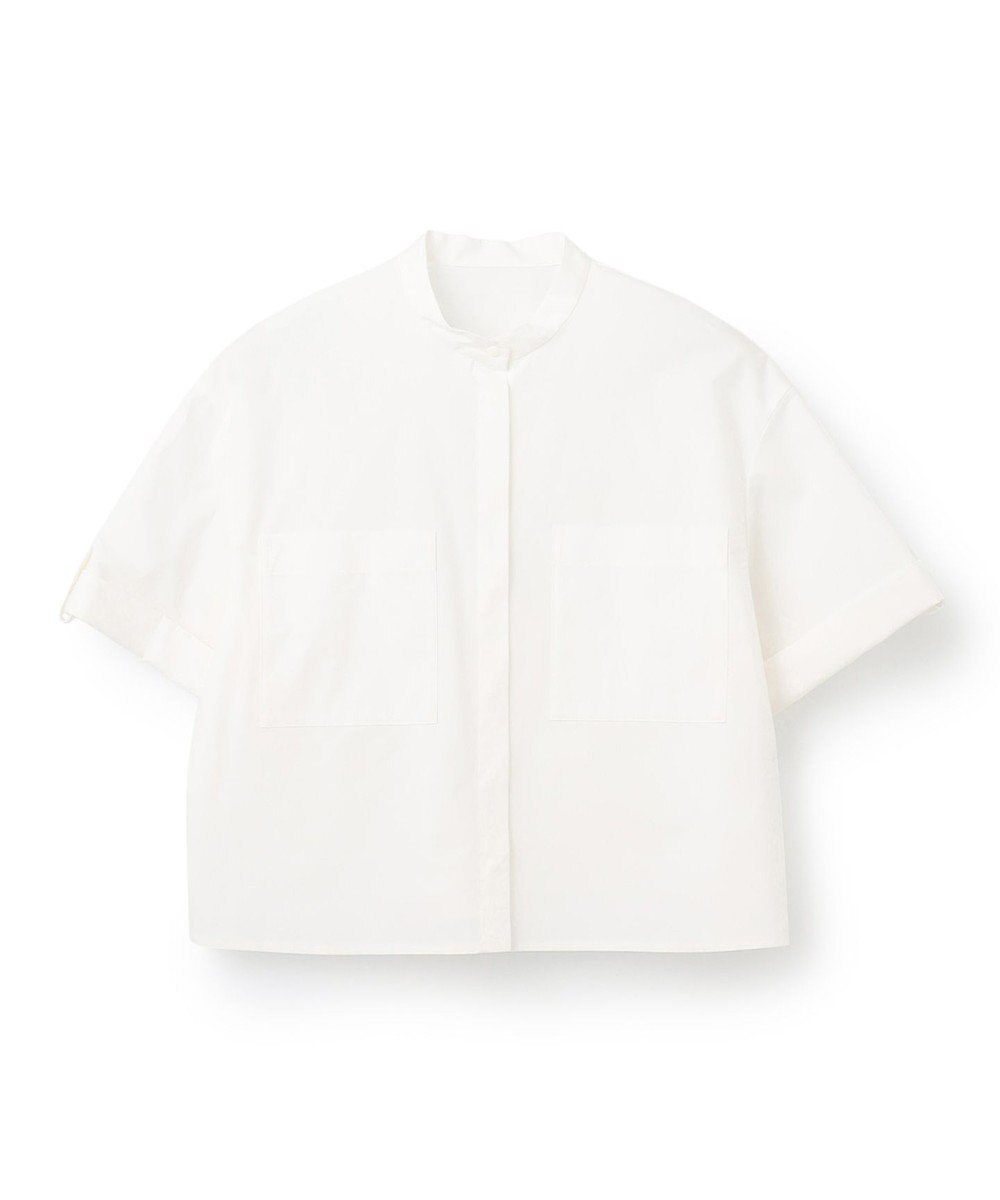 uncrave 【洗濯機洗い可】カラータイプライター ショートシャツ（uncrave WHITE） 